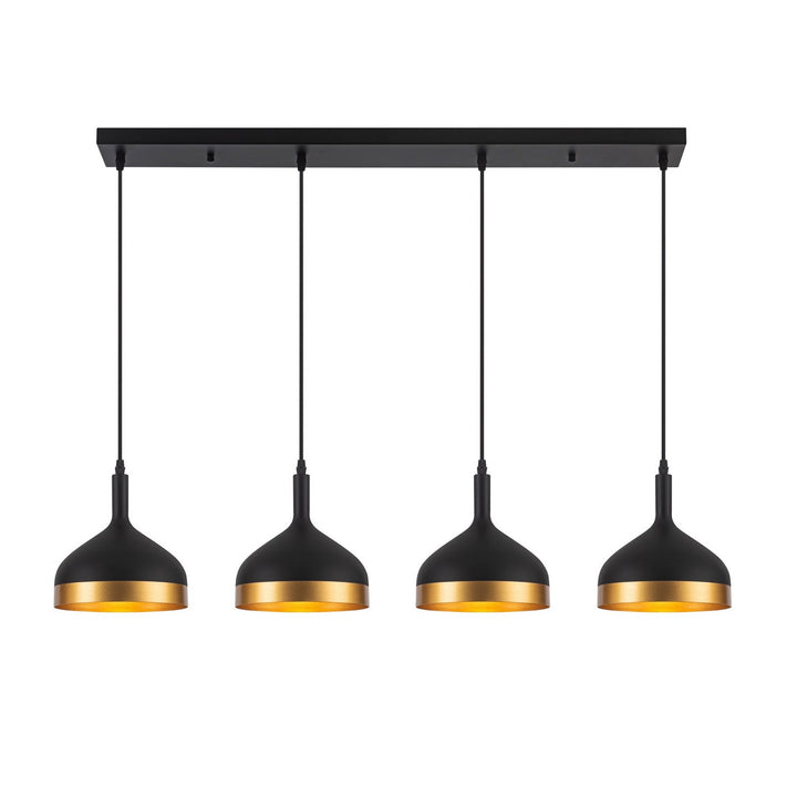 Artcraft Dash SC13354BK Pendant Light - Black & Gold