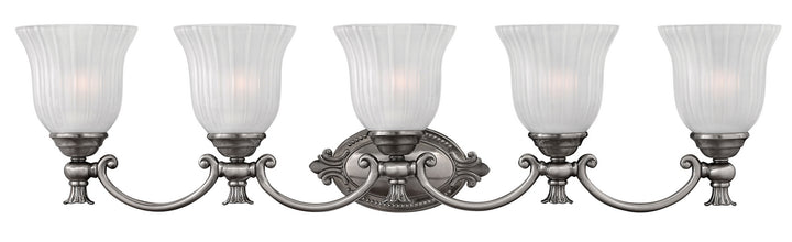 Hinkley Francoise 5585PL Bath Vanity Light 37 in. wide - Polished Antique Nickel