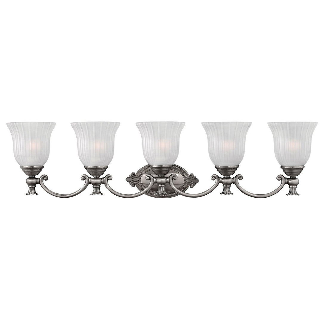 Hinkley Francoise 5585PL Bath Vanity Light 37 in. wide - Polished Antique Nickel