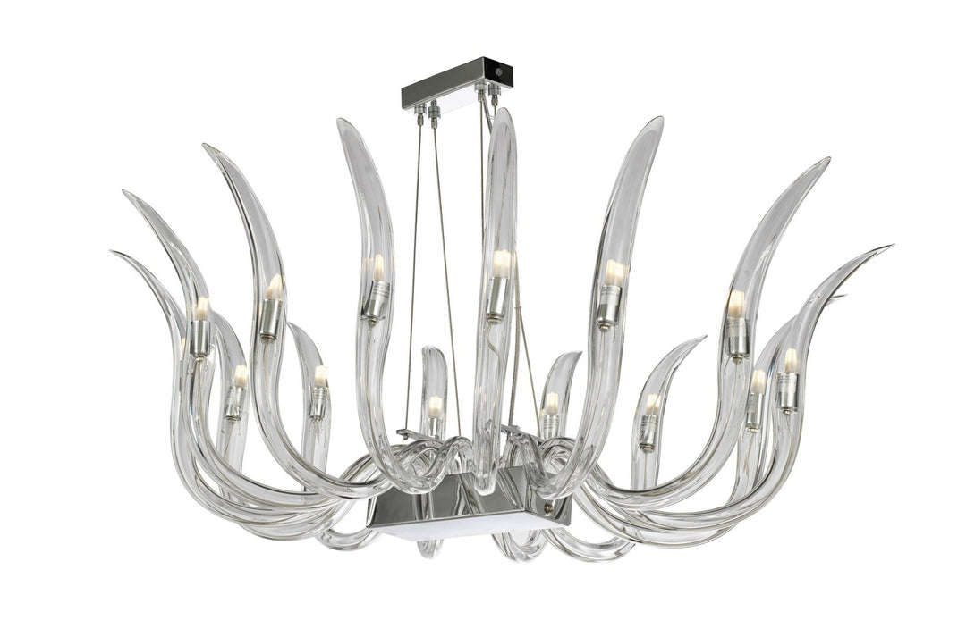 Metropolitan Cisne N9914 Chandelier Light - Polished Nickel