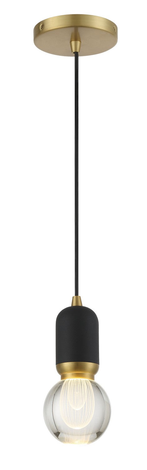 George Kovacs Mixed Up P5590-793-L Pendant Light - Sand Coal And Mountain Gold