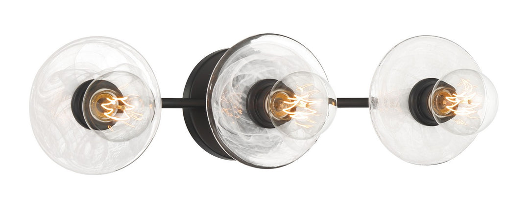 George Kovacs Vapors P5612-66A Bath Vanity Light 24 in. wide - Coal