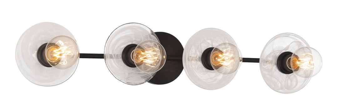 George Kovacs Vapors P5613-66A Bath Vanity Light 32 in. wide - Coal