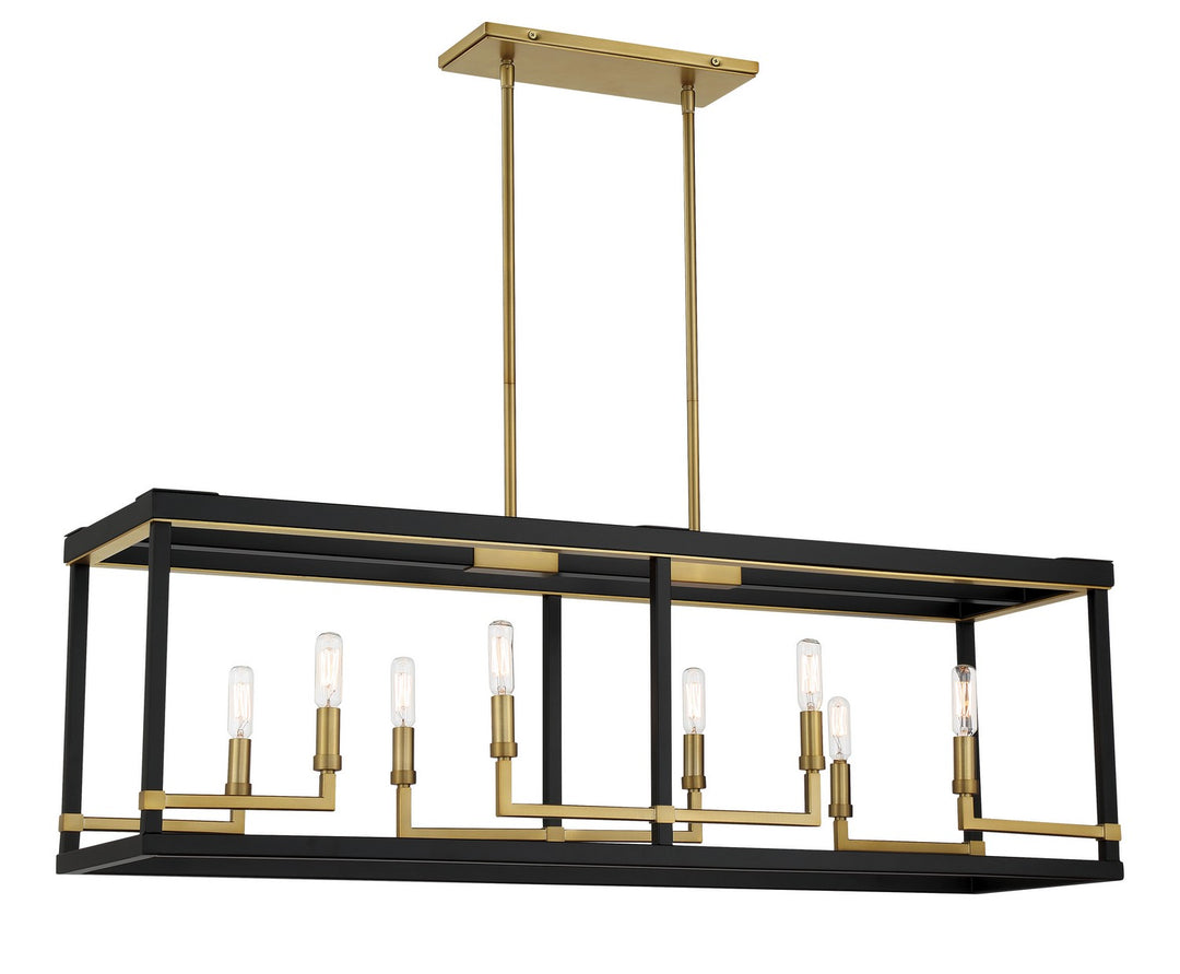 Minka-Lavery Union Estates 2118-726 Pendant Light - Coal And Soft Brass