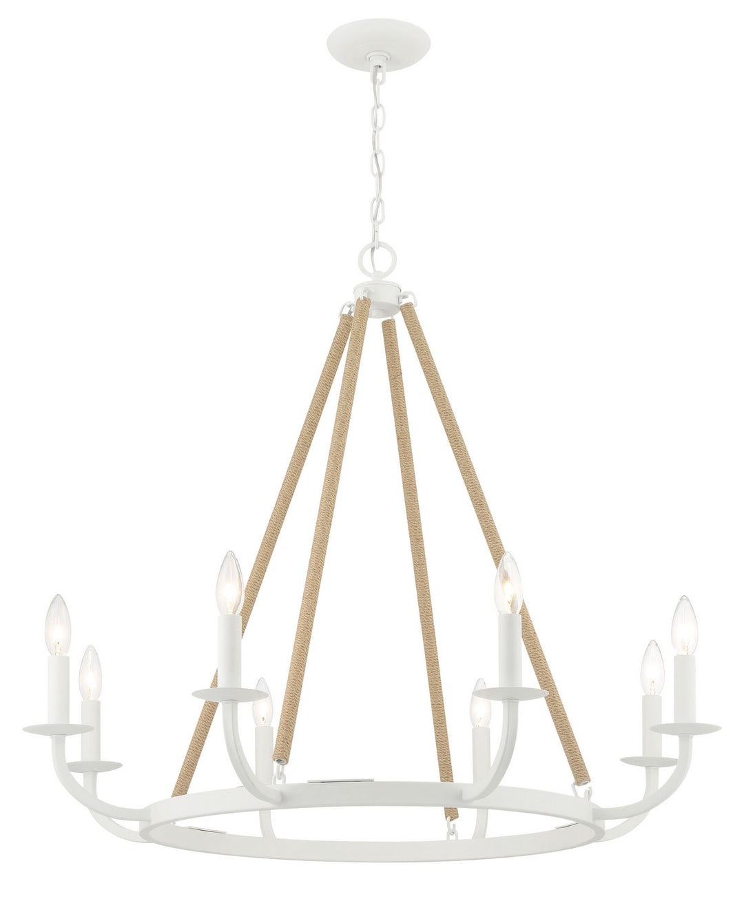 Minka-Lavery Lanton 2128-655 Chandelier Light - Sand White