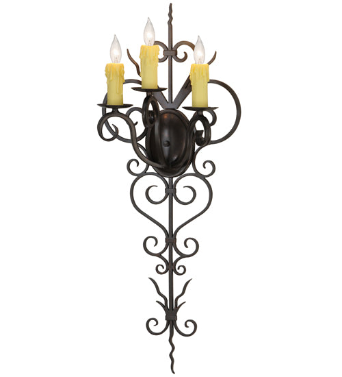 Meyda Tiffany Kenna 131396 Wall Light - Rustic Iron