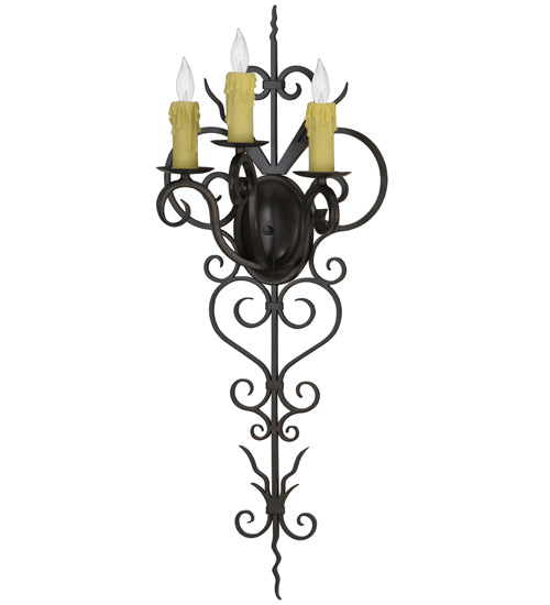 Meyda Tiffany Kenna 131396 Wall Light - Rustic Iron