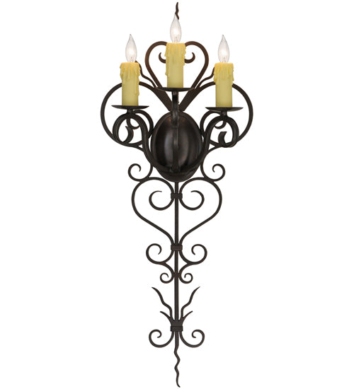 Meyda Tiffany Kenna 131396 Wall Light - Rustic Iron