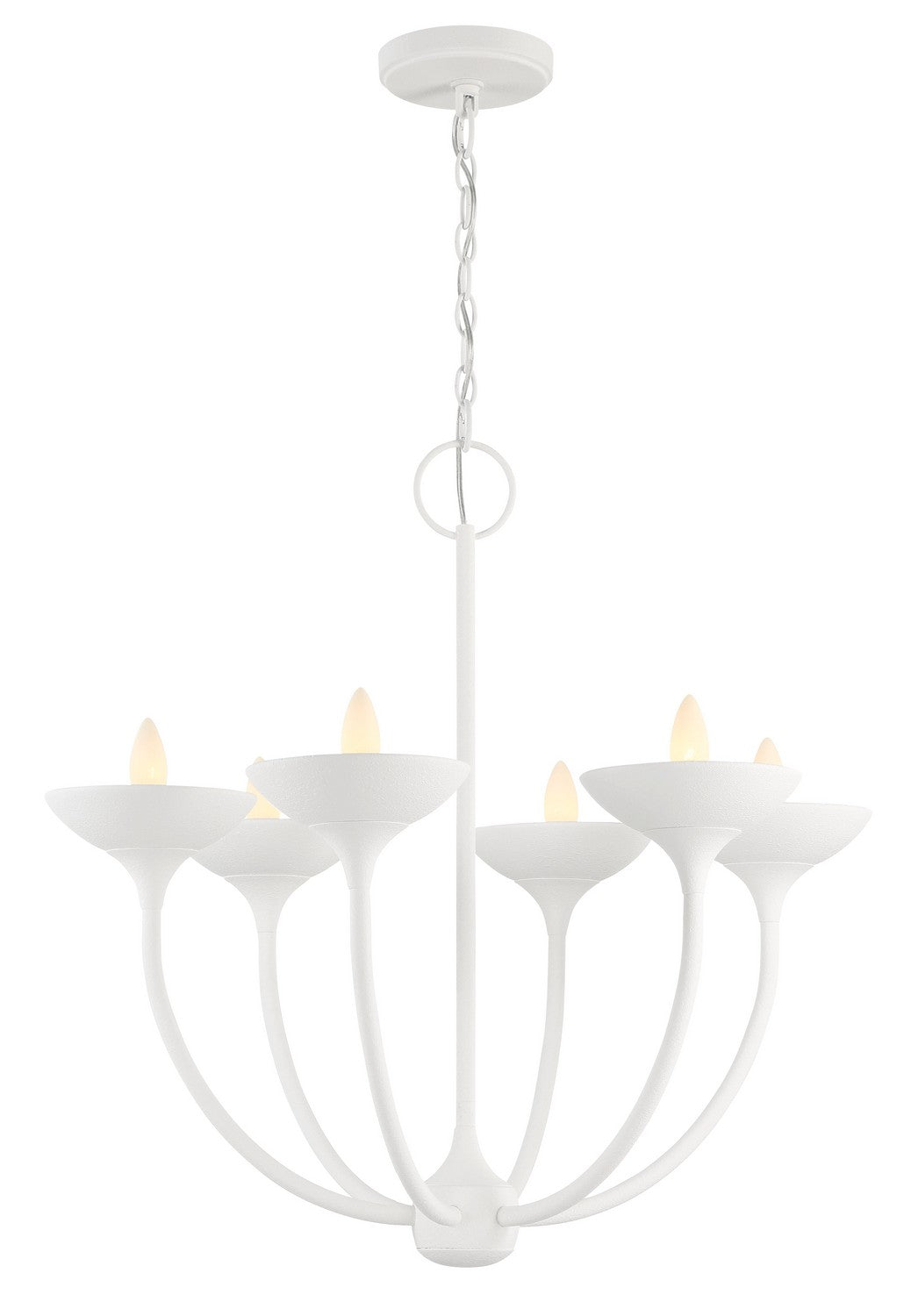 Minka-Lavery Ryton 4716-892 Chandelier Light - Plaster White