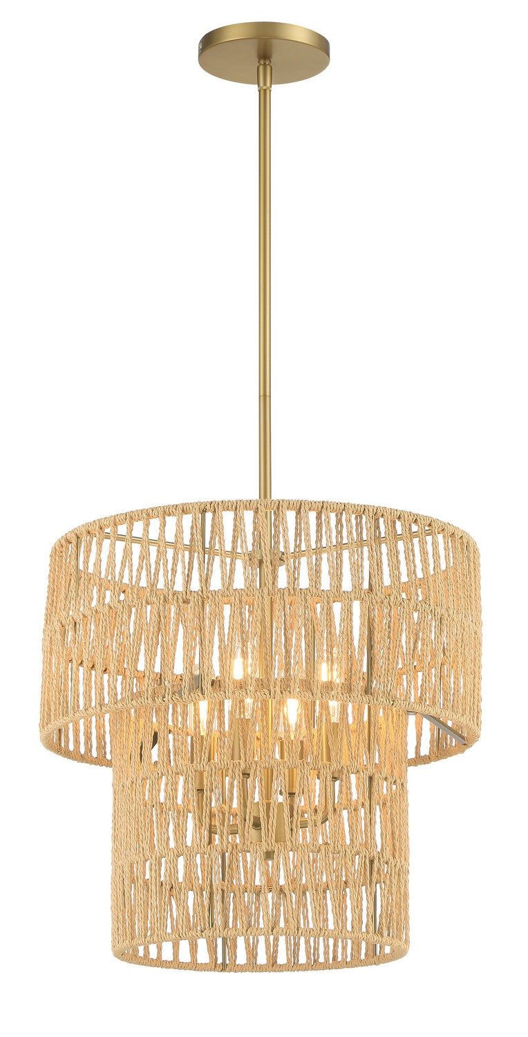 Minka-Lavery Bungalow Heaven 5044-695 Chandelier Light - Soft Brass