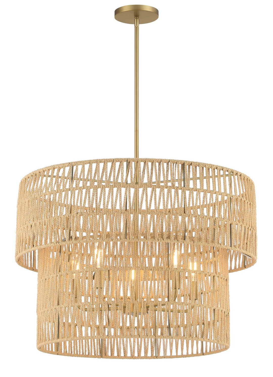 Minka-Lavery Bungalow Heaven 5045-695 Chandelier Light - Soft Brass