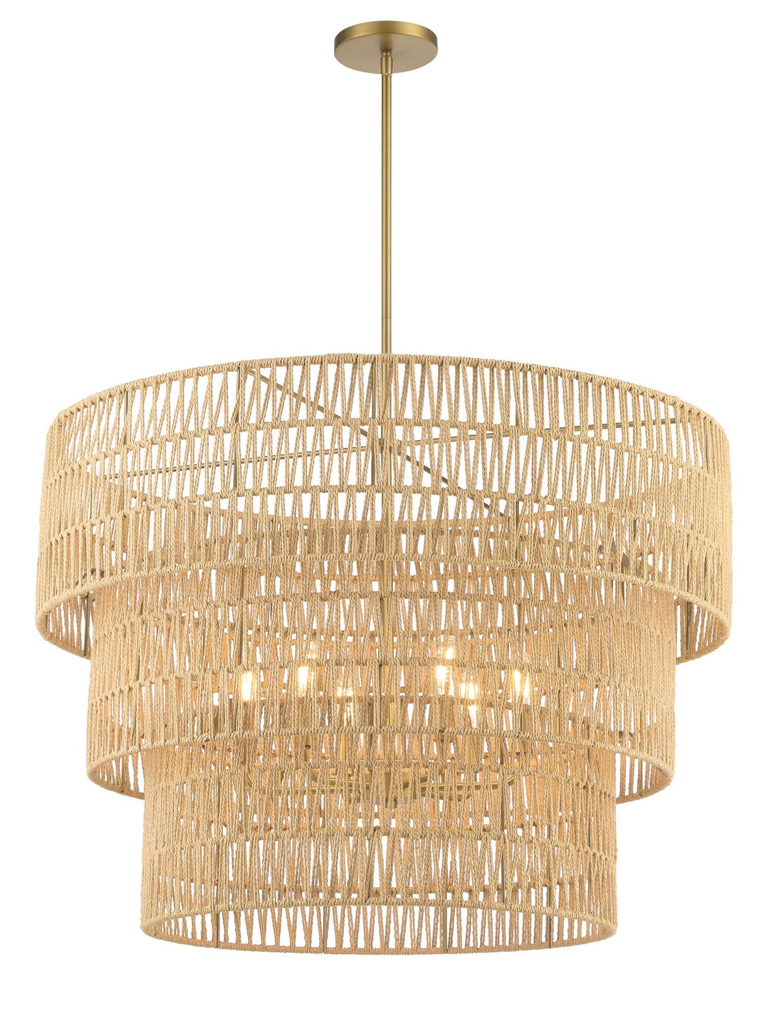 Minka-Lavery Bungalow Heaven 5046-695 Chandelier Light - Soft Brass