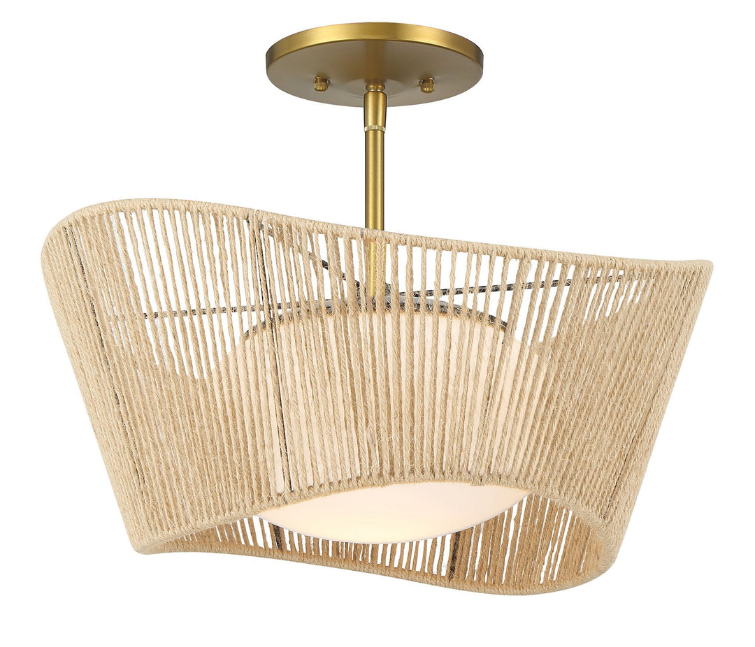 Minka-Lavery Key Largo 6574-695 Ceiling Light - Soft Brass