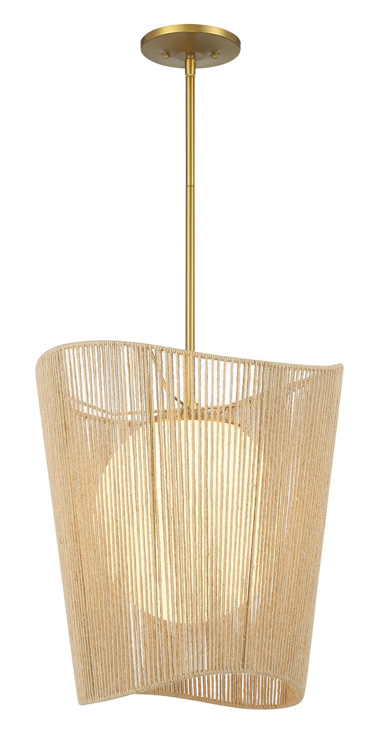 Minka-Lavery Key Largo 6575-695 Pendant Light - Soft Brass