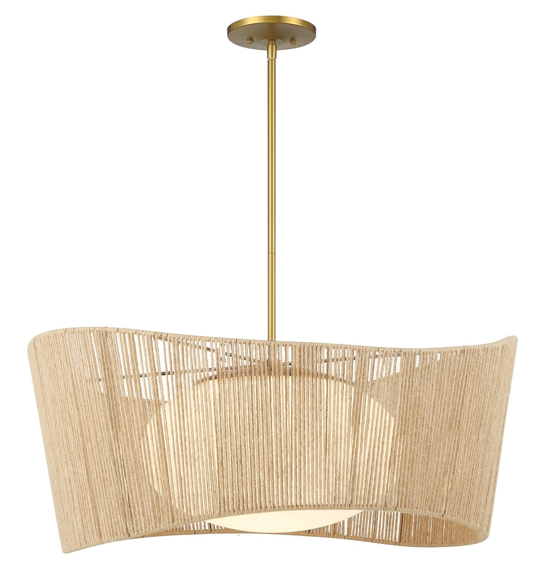 Minka-Lavery Key Largo 6577-695 Chandelier Light - Soft Brass