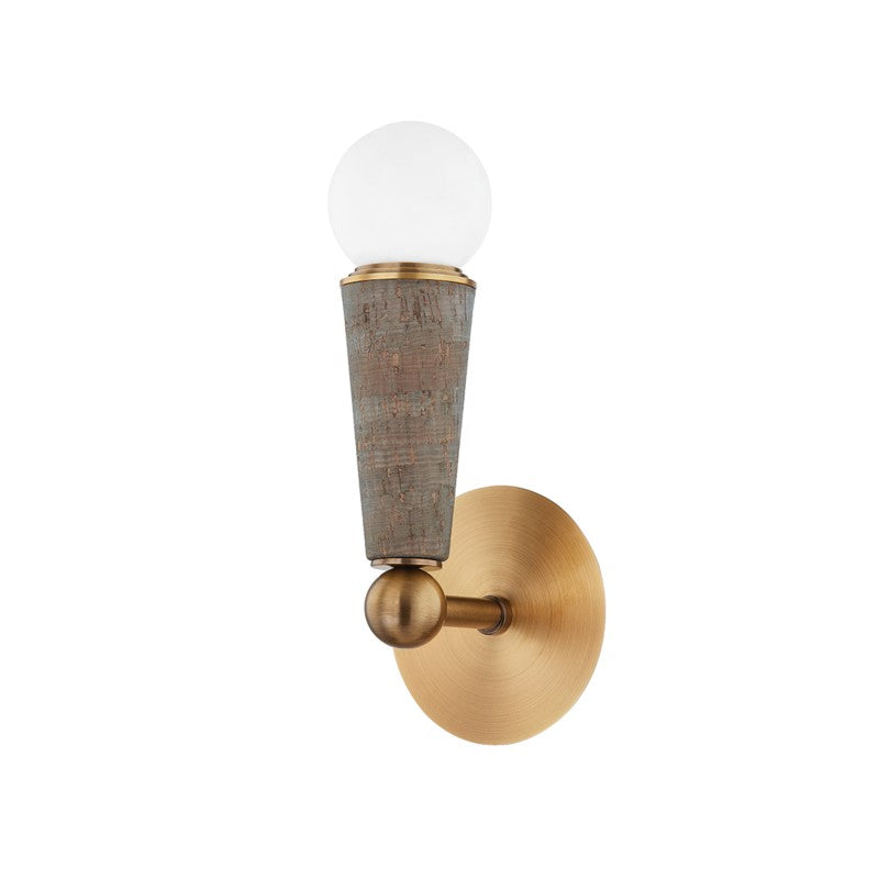 Troy Dax B1612-PBR Wall Sconce Light - Patina Brass