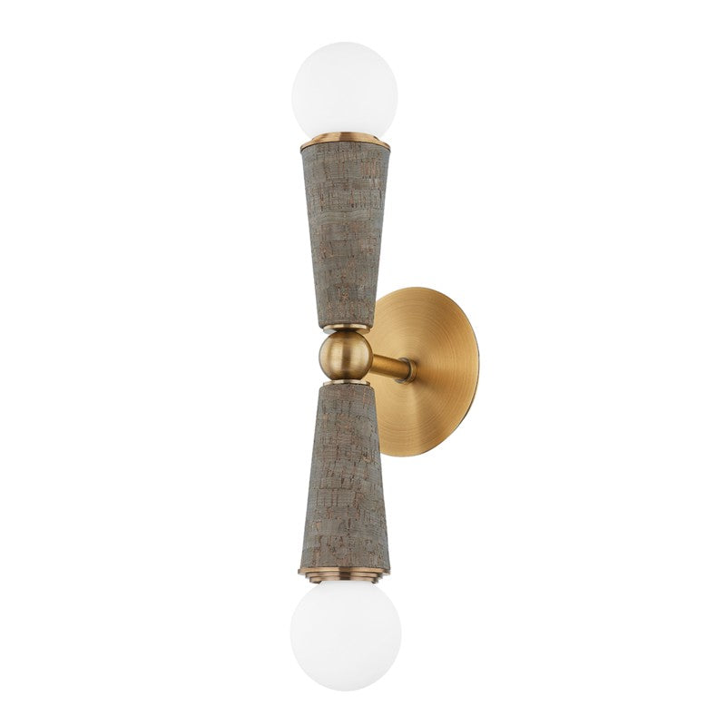 Troy Dax B1619-PBR Wall Sconce Light - Patina Brass