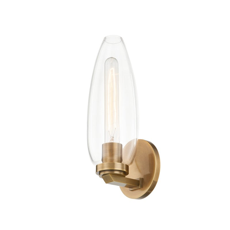 Troy Fresno B4313-PBR Wall Sconce Light - Patina Brass