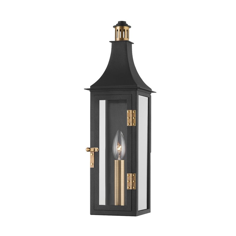 Troy Lighting B7819-PBR/TBK  Wes Outdoor Patina Brass
