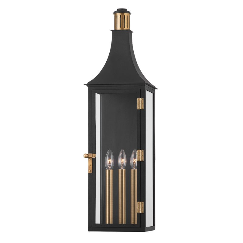 Troy Lighting B7831-PBR/TBK  Wes Outdoor Patina Brass