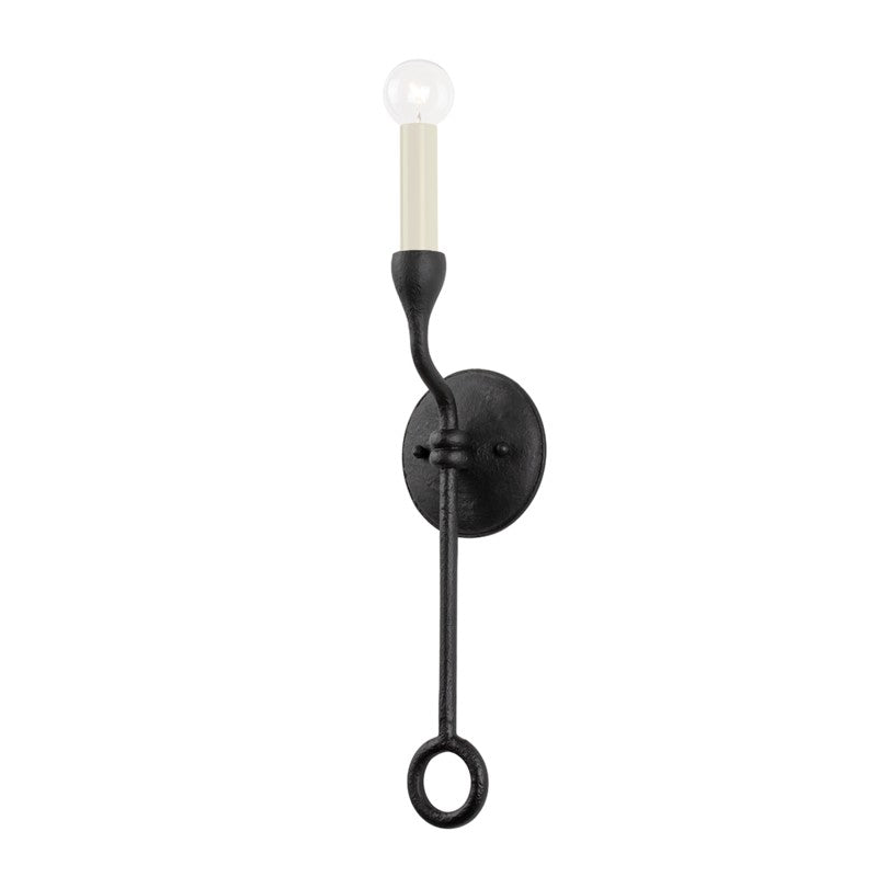 Troy Orson B9520-BI Wall Sconce Light - Black Iron