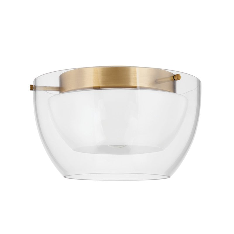 Troy Dutton C5114-PBR Ceiling Light - Patina Brass