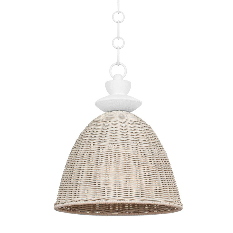 Troy Kahn F5515-GSW Pendant Light - Gesso White
