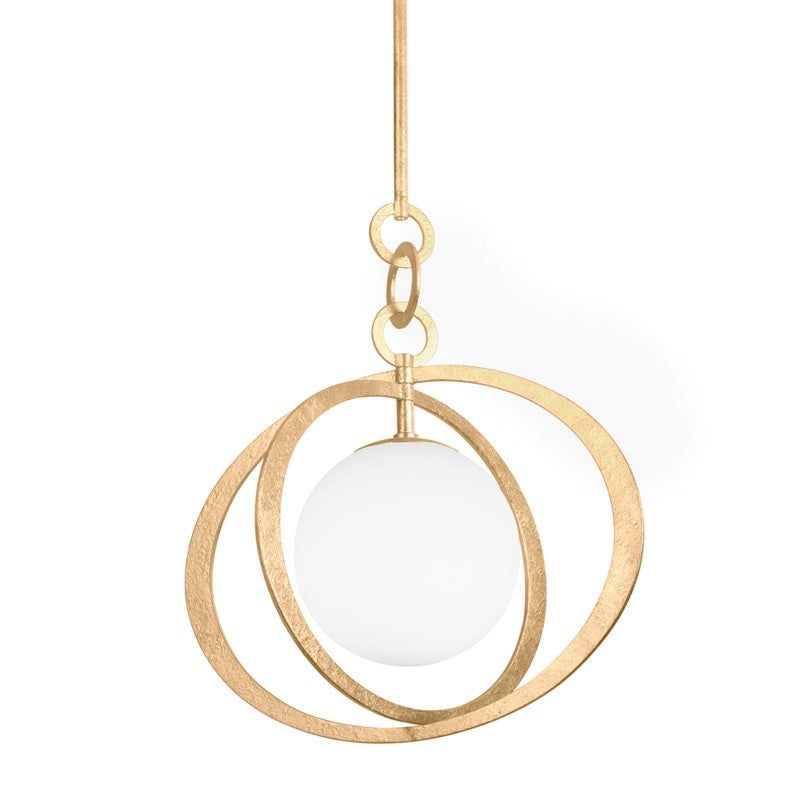 Troy Olancha F7922-VGL Pendant Light - Vintage Gold Leaf
