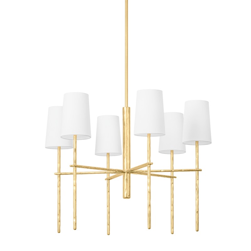 Troy River F8828-VGL Chandelier Light - Vintage Gold Leaf