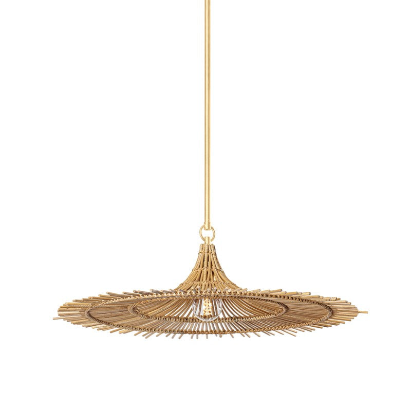 Troy Costa Mesa F8831-VGL Pendant Light - Vintage Gold Leaf
