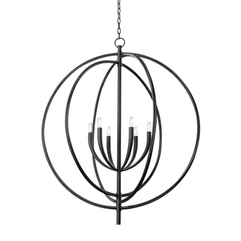 Troy Fillea F8840-BI Pendant Light - Black Iron