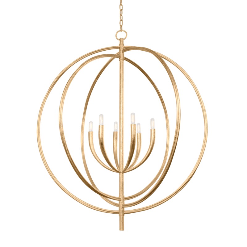 Troy Fillea F8840-VGL Pendant Light - Vintage Gold Leaf