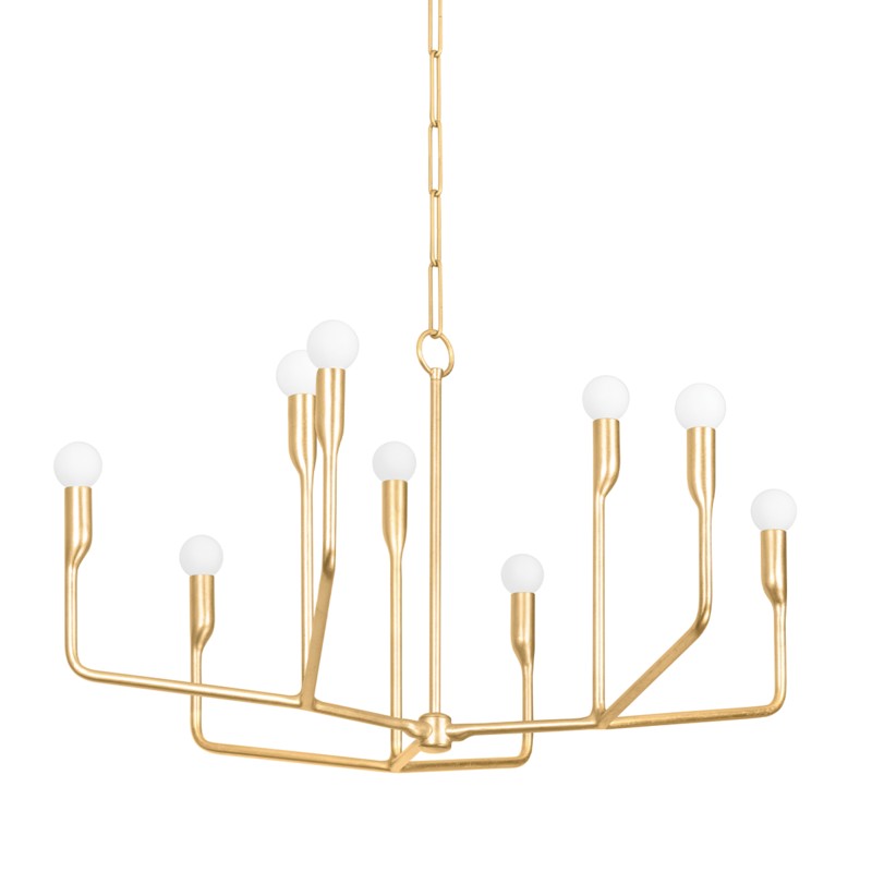 Troy Norman F9232-VGL Chandelier Light - Vintage Gold Leaf