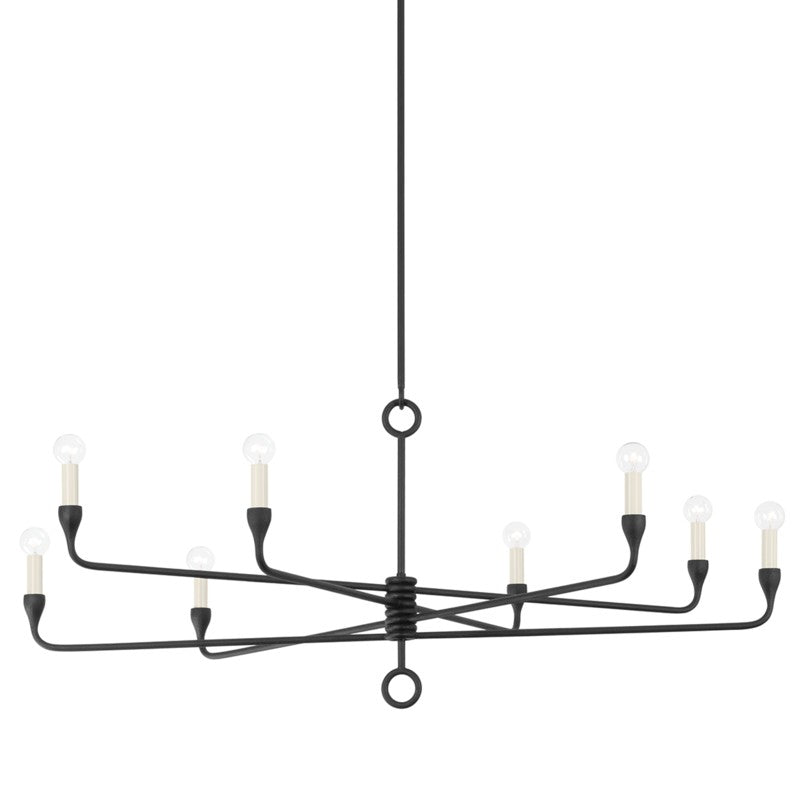 Troy Orson F9542-BI Chandelier Light - Black Iron