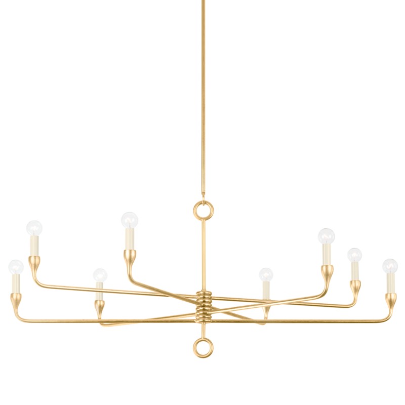 Troy Orson F9542-VGL Chandelier Light - Vintage Gold Leaf