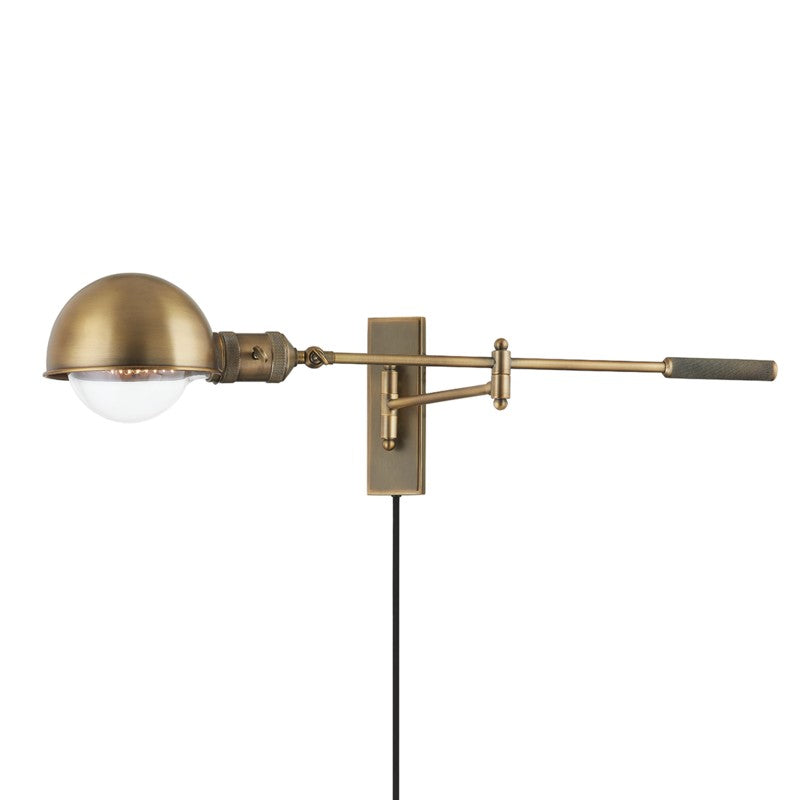 Troy Lighting PTL1108-PBR  Cannon Lamp Patina Brass