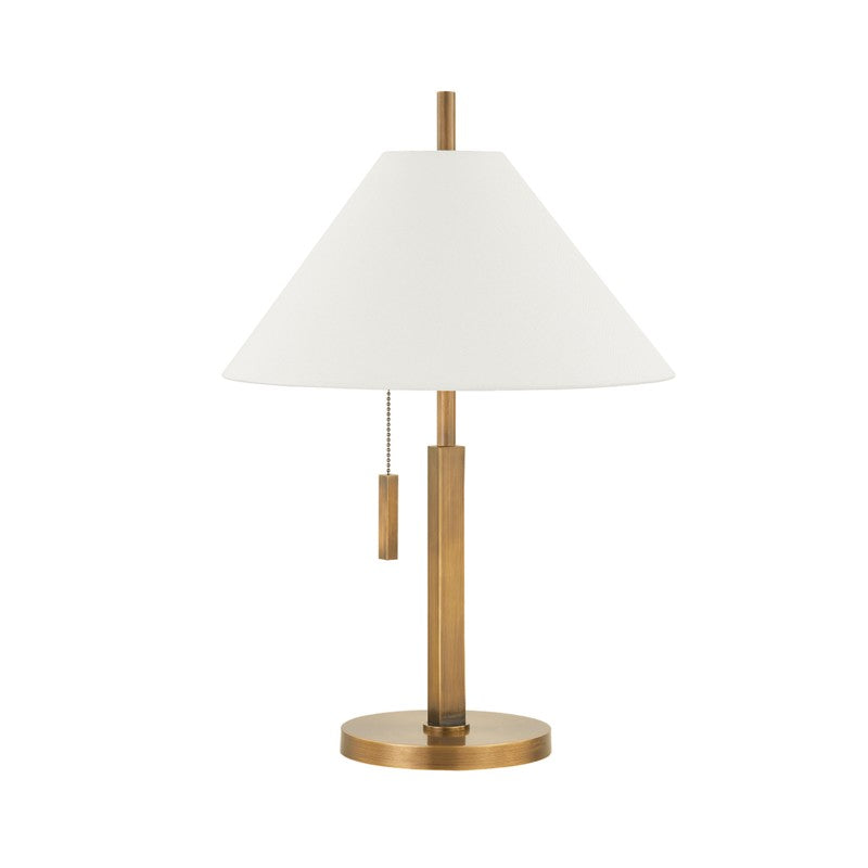 Troy Lighting PTL5722-PBR  Clic Lamp Patina Brass