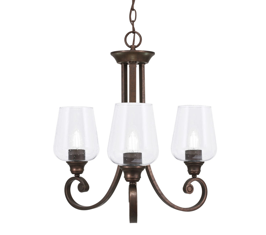 Toltec Curl 253-BRZ-210 Chandelier Light - Bronze
