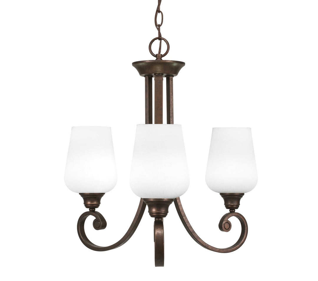 Toltec Curl 253-BRZ-211 Chandelier Light - Bronze