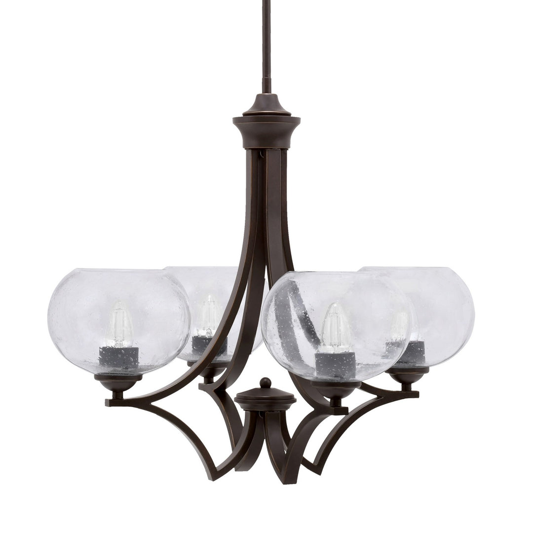Toltec Zilo 564-DG-202 Chandelier Light - Dark Granite