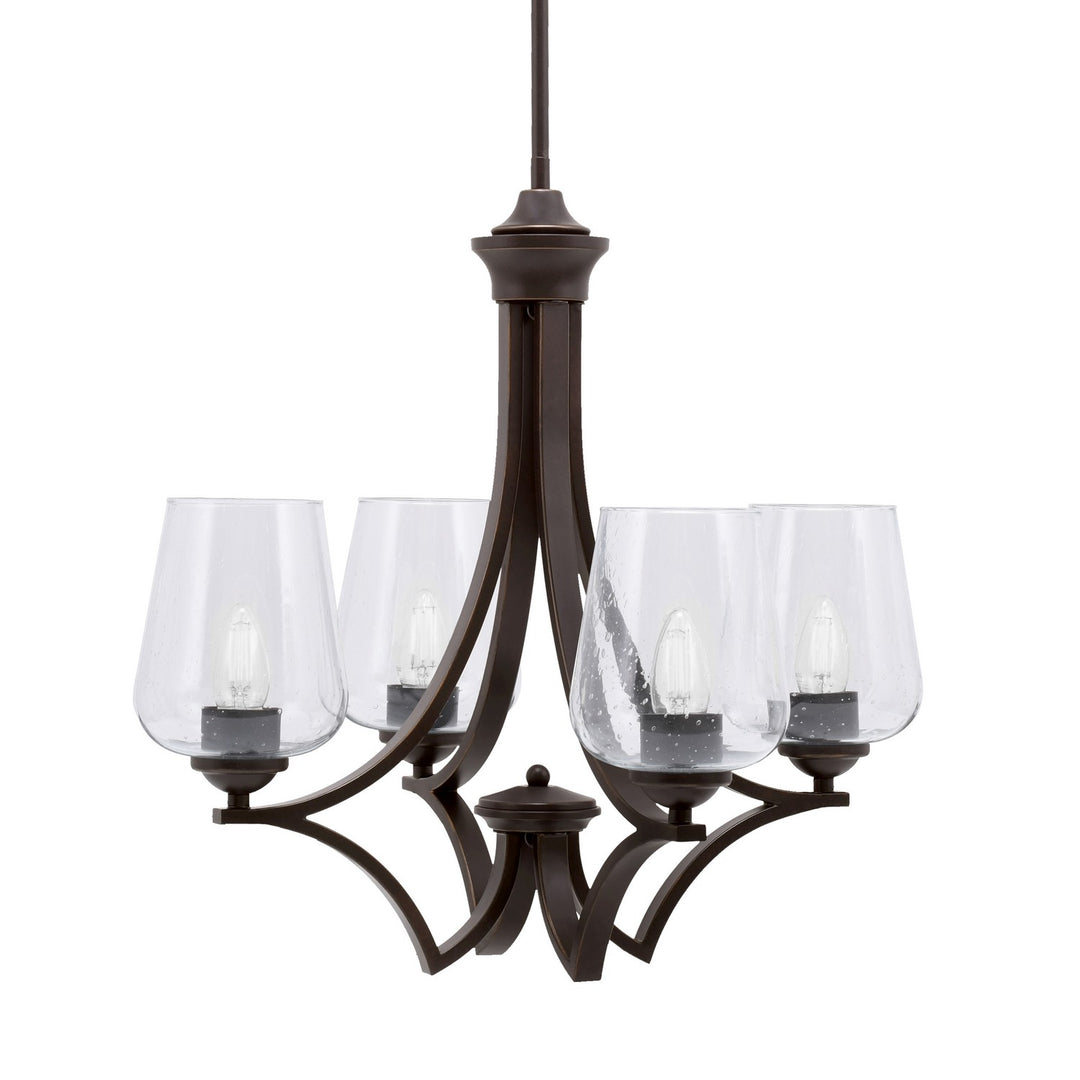 Toltec Zilo 564-DG-210 Chandelier Light - Dark Granite