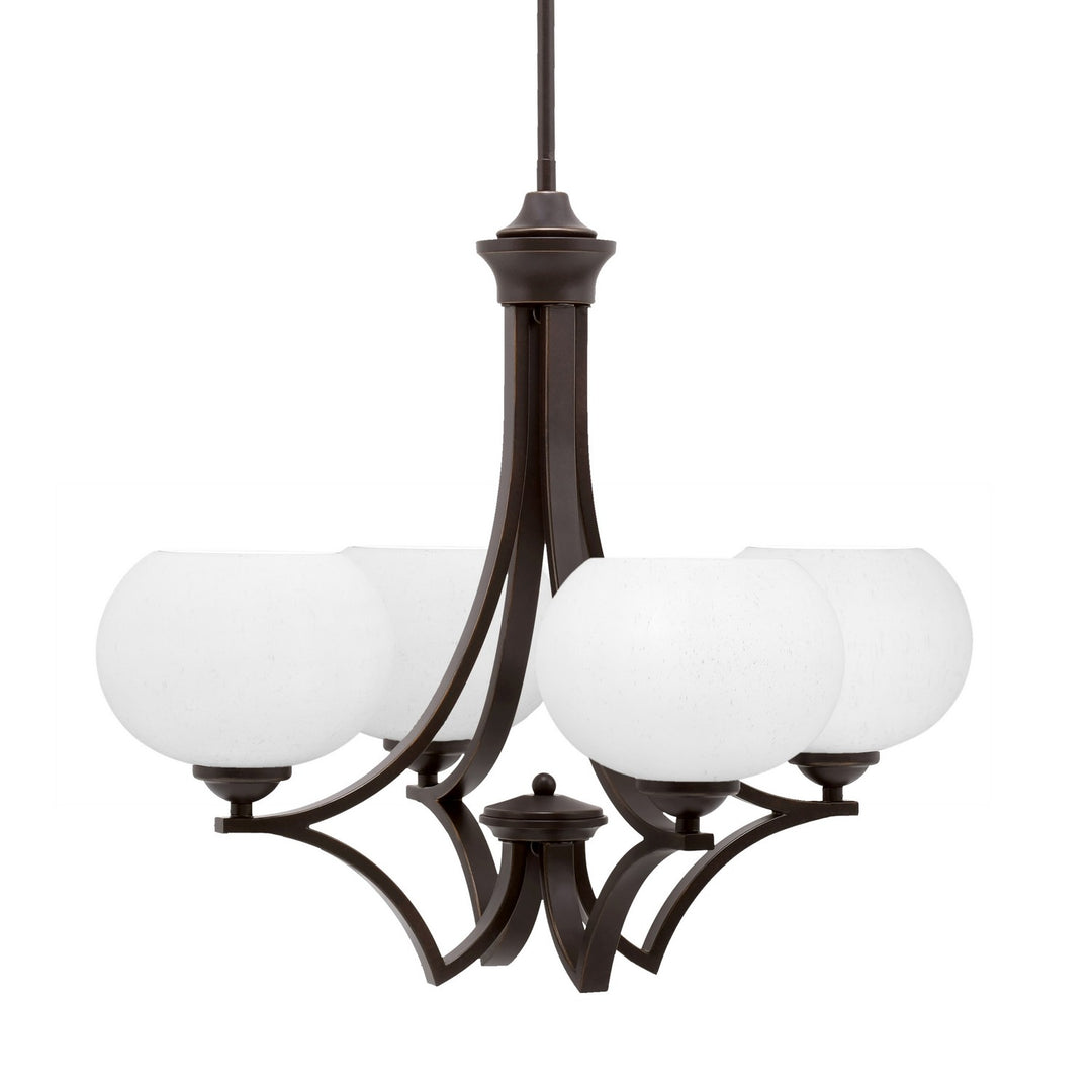 Toltec Zilo 564-DG-212 Chandelier Light - Dark Granite