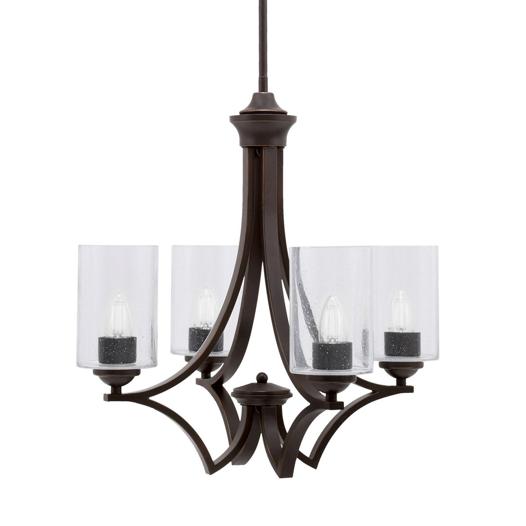 Toltec Zilo 564-DG-300 Chandelier Light - Dark Granite