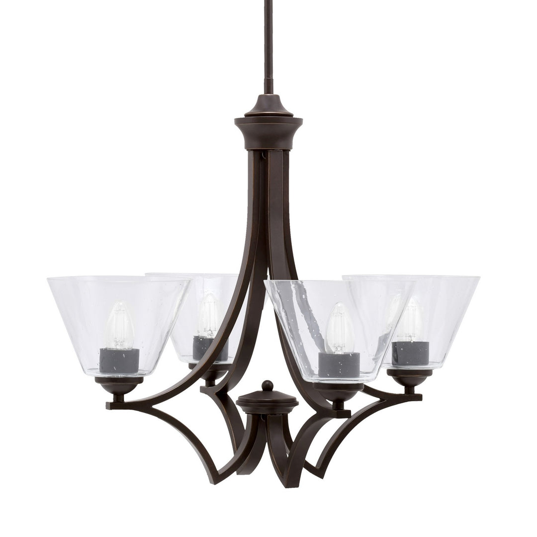 Toltec Zilo 564-DG-302 Chandelier Light - Dark Granite
