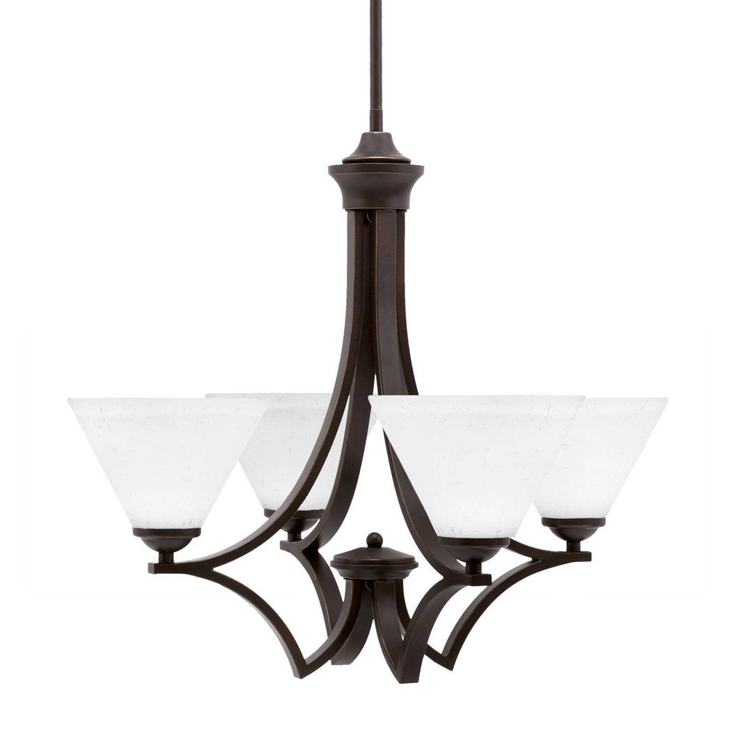 Toltec Zilo 564-DG-312 Chandelier Light - Dark Granite