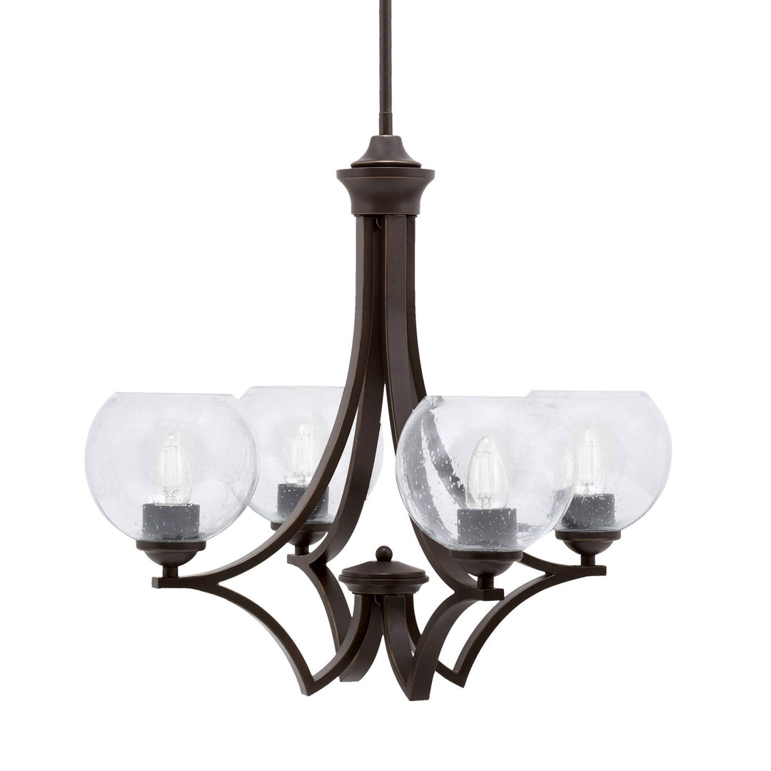 Toltec Zilo 564-DG-4100 Chandelier Light - Dark Granite