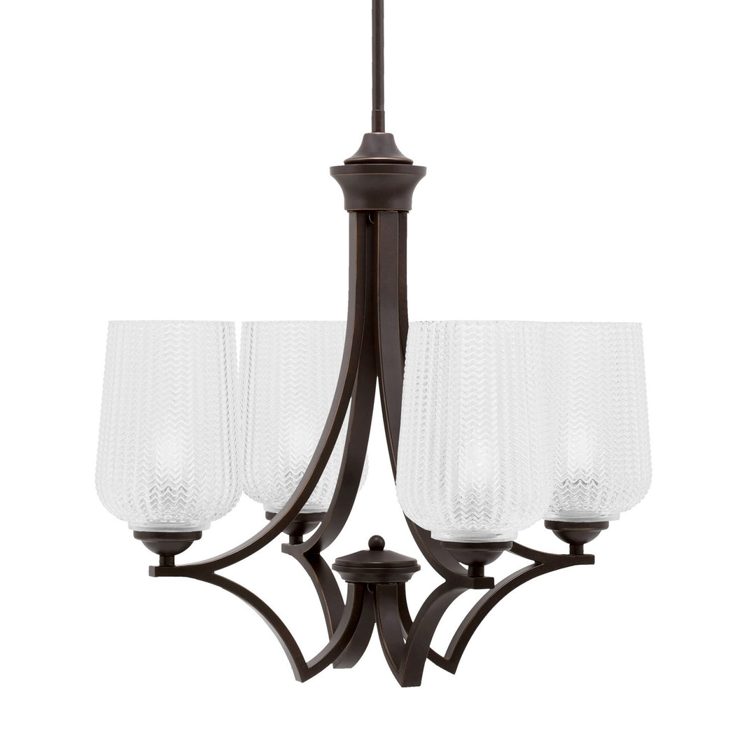 Toltec Zilo 564-DG-4250 Chandelier Light - Dark Granite