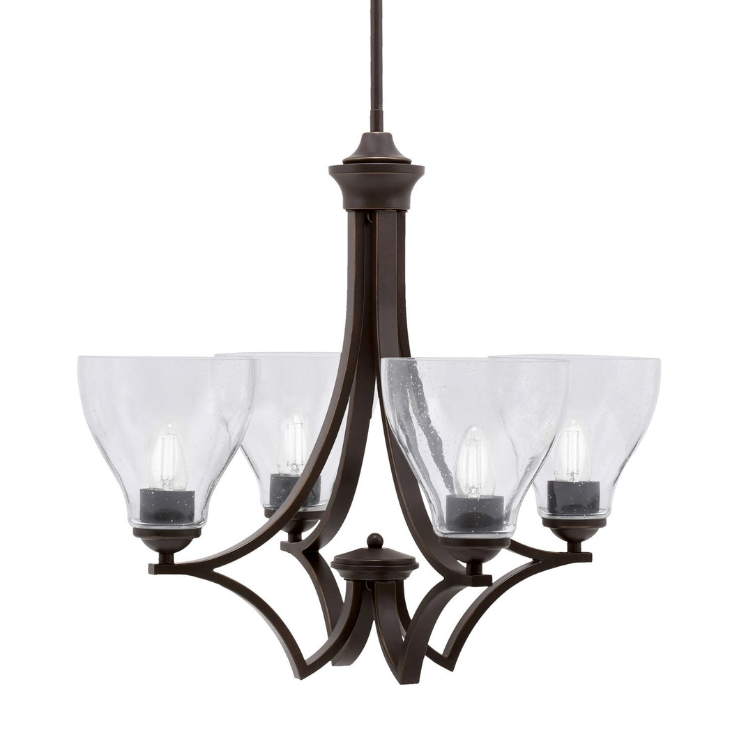 Toltec Zilo 564-DG-4760 Chandelier Light - Dark Granite