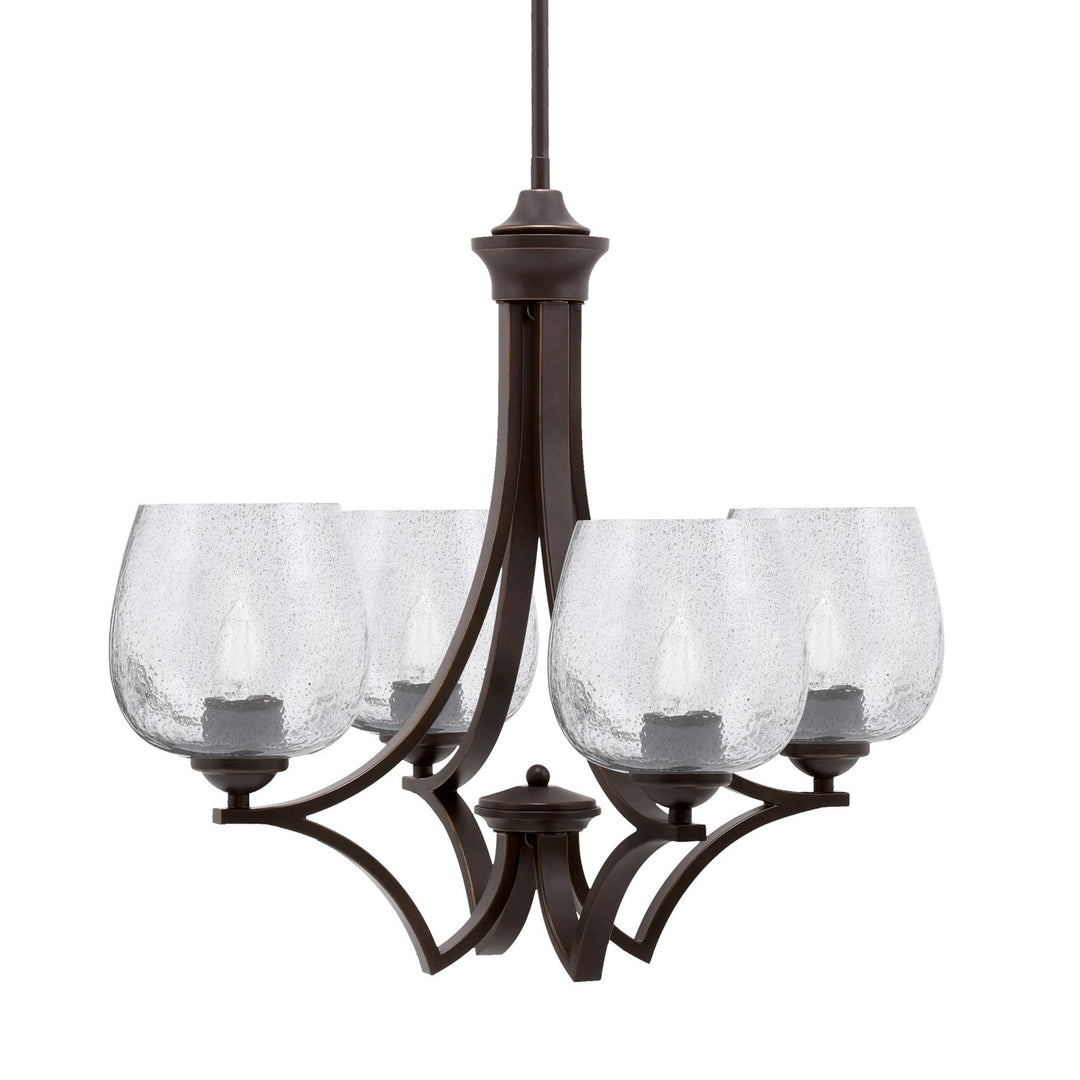 Toltec Zilo 564-DG-4812 Chandelier Light - Dark Granite