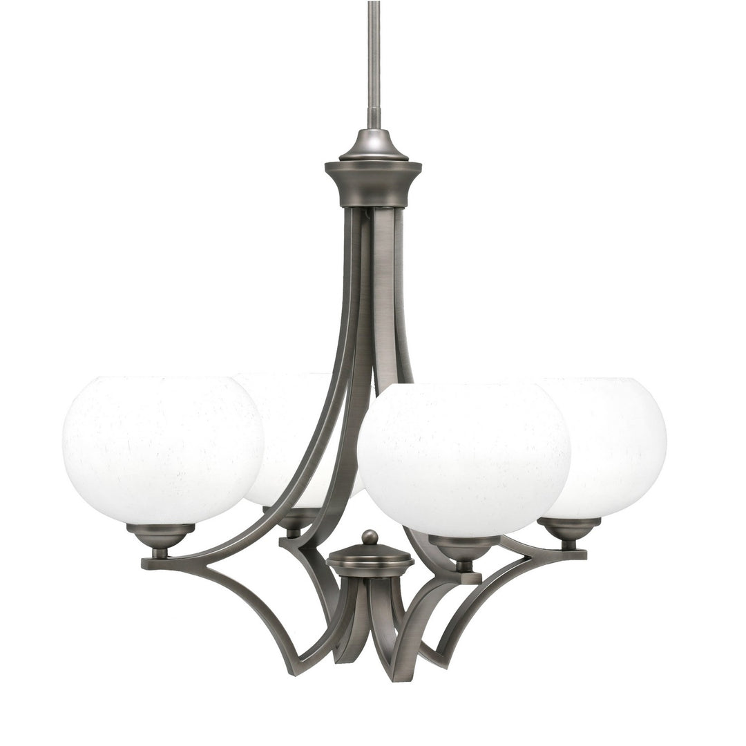 Toltec Zilo 564-GP-212 Chandelier Light - Graphite